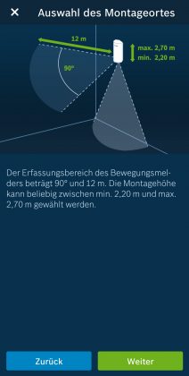 Bosch Smart Home Bewegungsmelder Installation