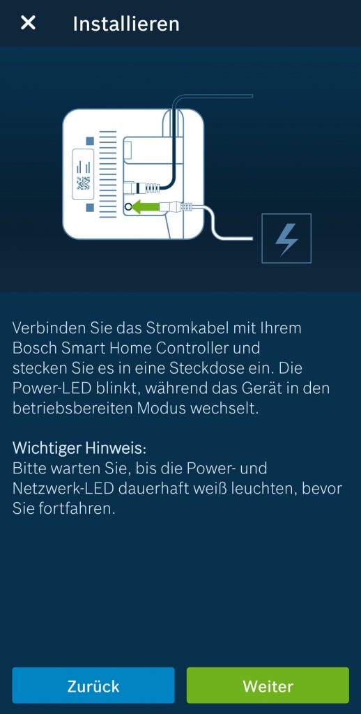 Bosch Smart Home Controller Installation