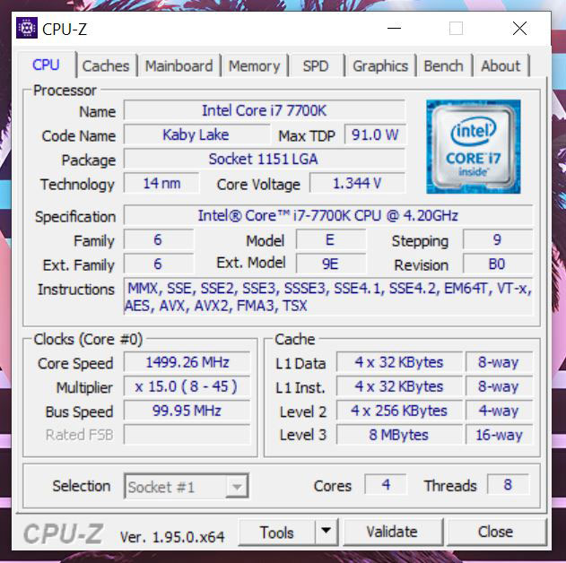 CPU Z