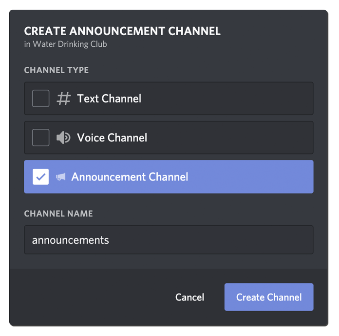 Discord Ankündigungskanäle einrichten