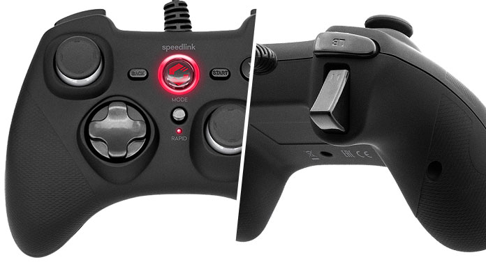 RAIT Gamepad Vorderseite und Front