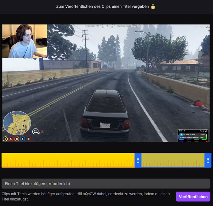 Twitch Clip erstellen