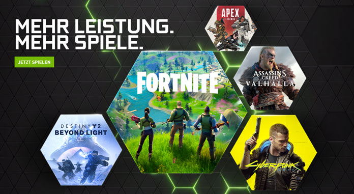 GeForce Now Gaming-Abo-Dienste