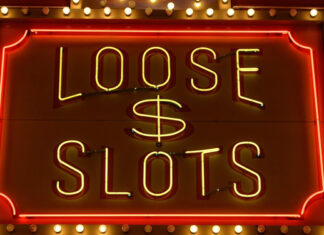 Leuchtreklame im Las-Vegas-Casino-Style