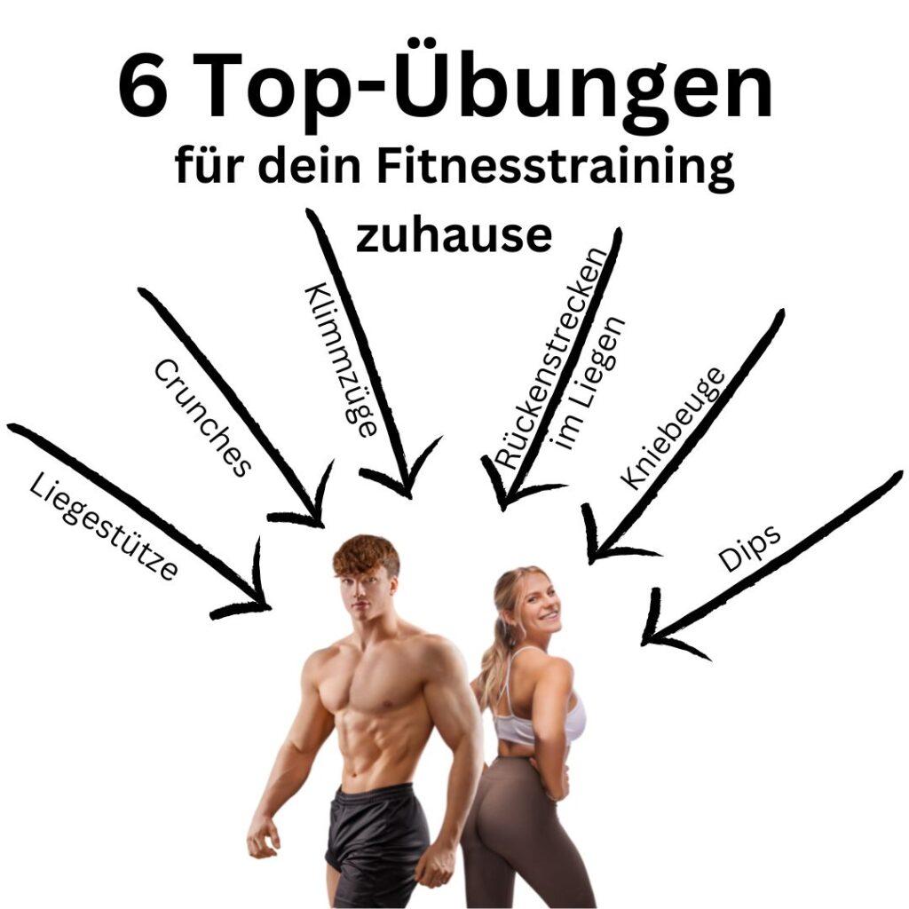 Fit zuhause mit diesen 6 Top-Übungen