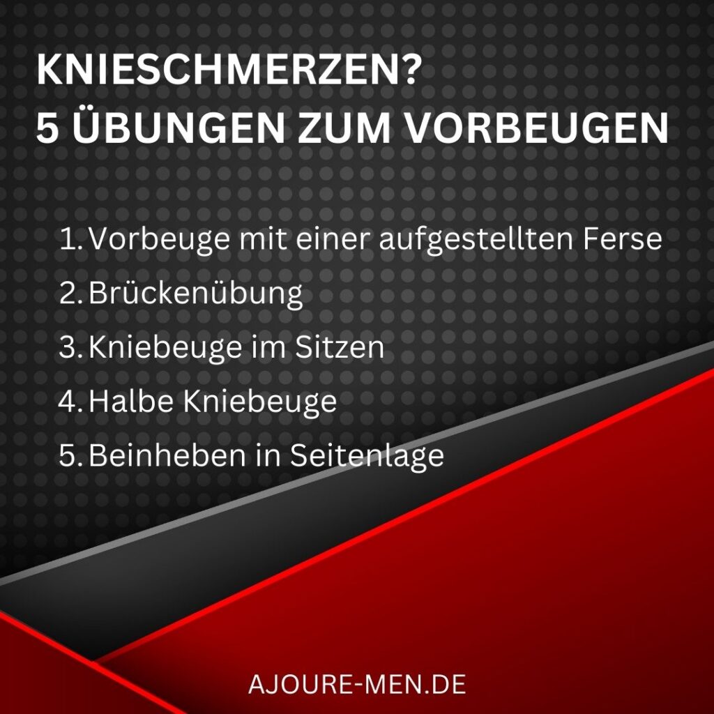 Knieschmerzen? 5 Übungen zum Vorbeugen