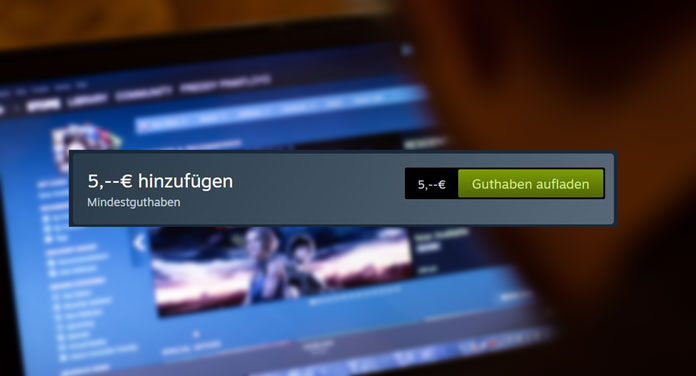 Steam-Guthaben aufladen: Geld an Steam Wallet senden