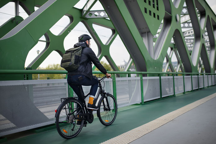 Arbeitsweg 15 Minuten mit dem Fahrrad