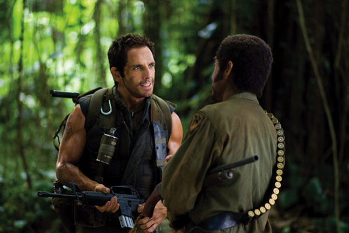 Ben Stiller (links) in Tropic Thunder