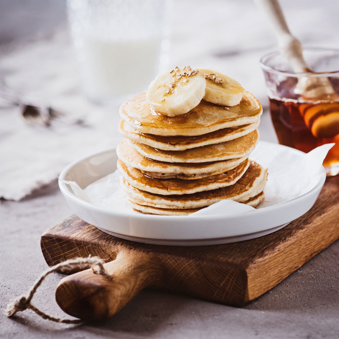 High Carb Rezepte Bananen Pancakes