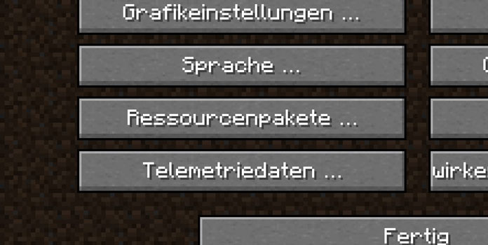 Minecraft Texture Pack installieren