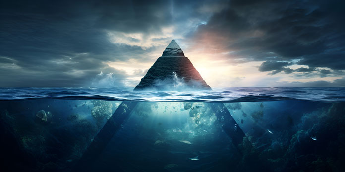 Bermudadreieck Pyramide im Meer Verschwörungstheorie