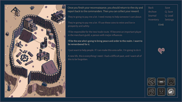 Visual Novel Spiele - Roadwarden