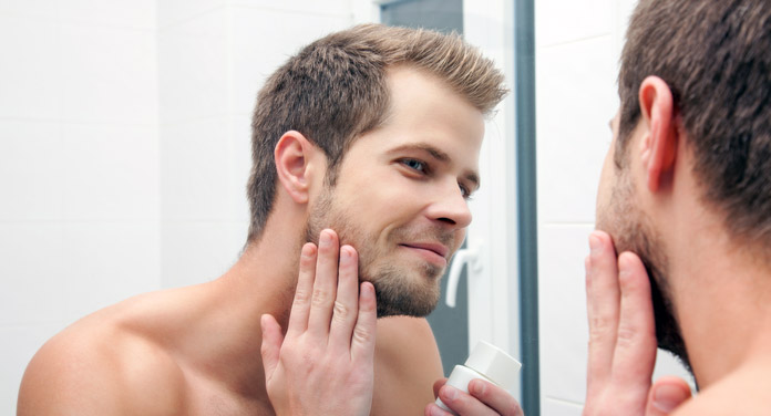 Hautpflegeroutine für Männer