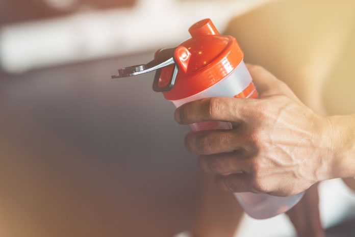 koffeinfreier Pre-Workout Booster im Shaker