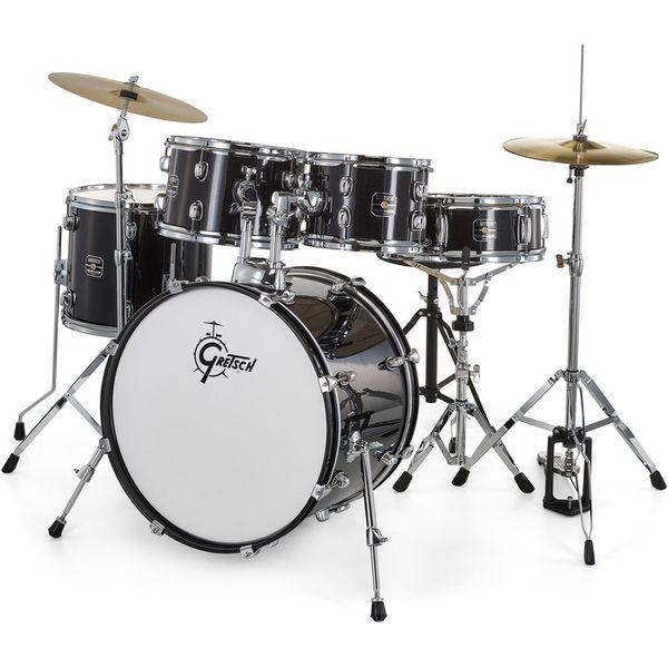 Gretsch Renegade RGE625BM Black Mist als komplettes fünfteiliges Drumset