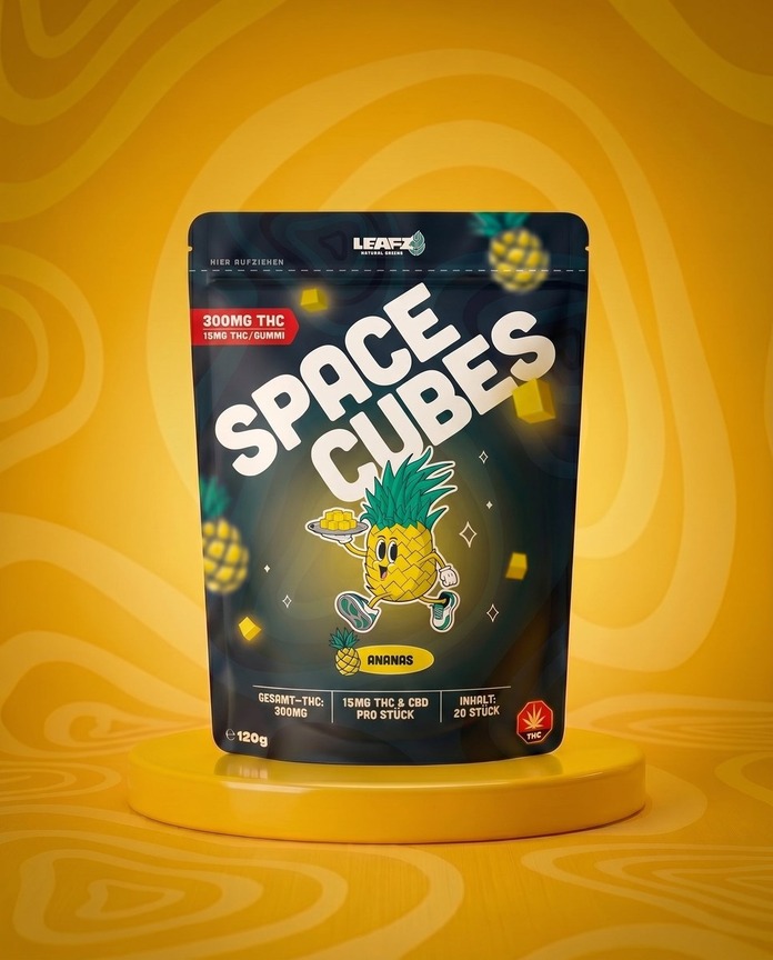 LEAFZ Space Cubes Ananas Packshot