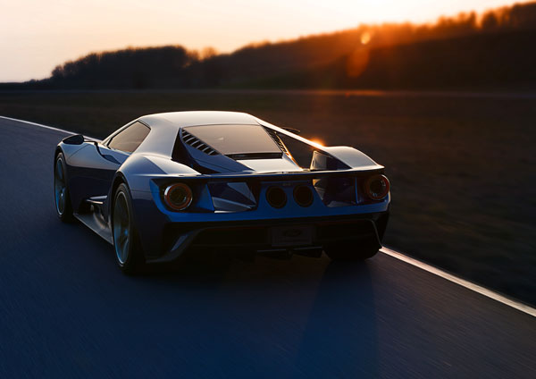 Der neue Ford GT Heck