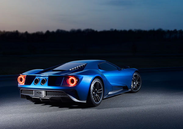 Der neue Ford GT Rückseite