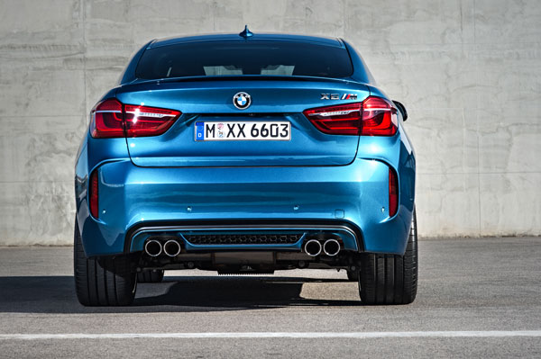 BMW X6M Heck