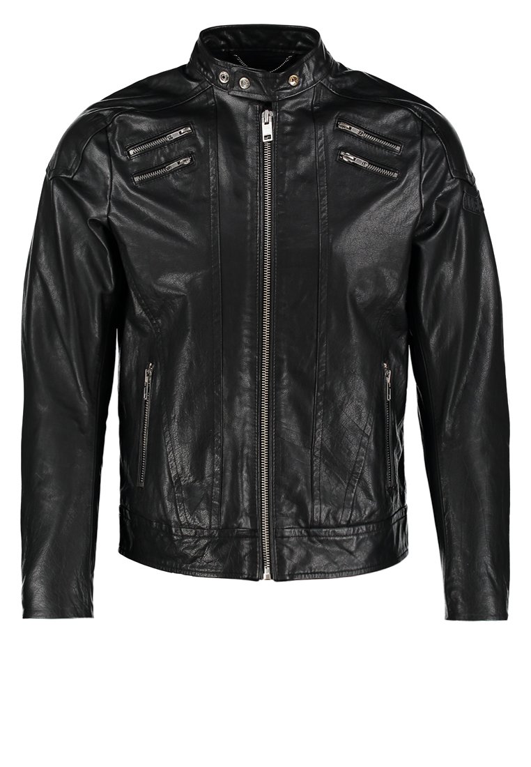 Diesel Lederjacke schwarz