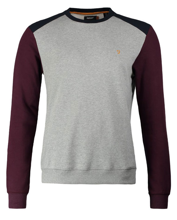 Farah Vintage MURIE - Sweatshirt - bordeaux