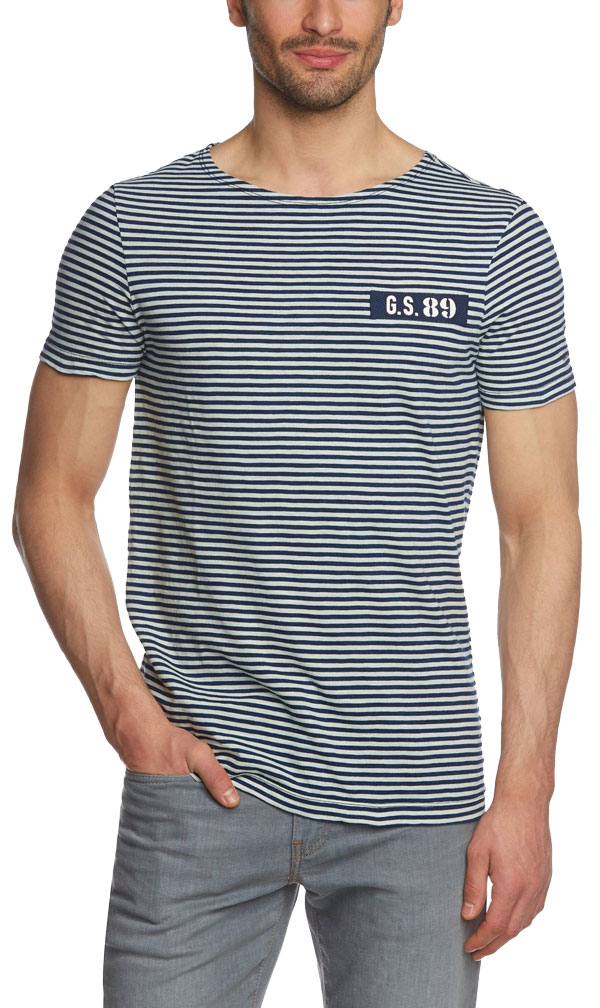 G-STAR Herren T-Shirt Volta Indigo R T S/S - 39,90 €