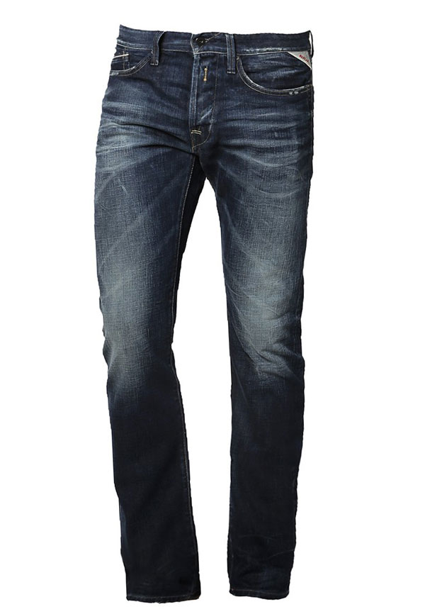 Replay WAITOM Jeans Straight Leg - dark blue used