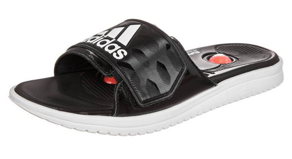 adidas Performance MASSAGE PRO - Badesandale - black/running white/infrared  - 49,95 €