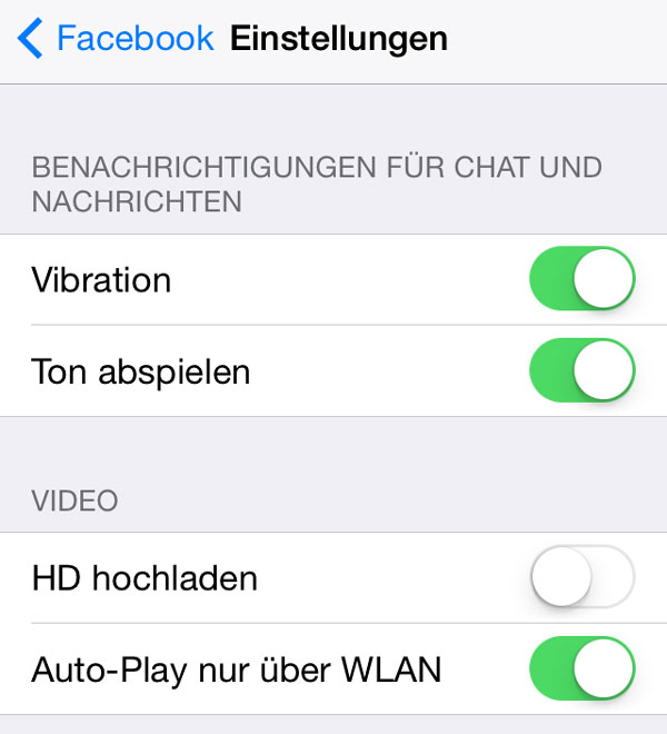 Autoplay auf dem iPhone nur über WLAN