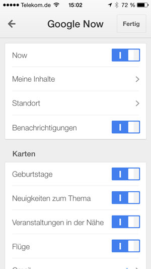 iPhone 5 google-now-standort-deaktivieren