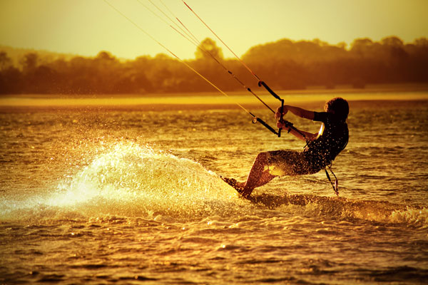 Kitesurfen Trend-Sport