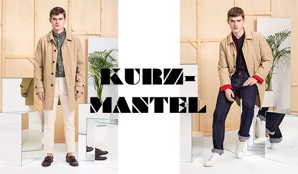 Der beige Kurzmantel im Casual und Business Look