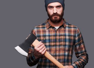 Vollbart - kariertes Hemd - zerzauster Stil - so sieht der "Lumbersexual" Mann aus