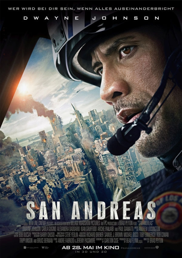 Der Hubschrauber-Pilot Dwayne Johnson kämpft sich in San Andreas durch Schutt und Asche, um seine Tochter zu retten.