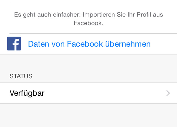 Verbinde WhatsApp mit Facebook